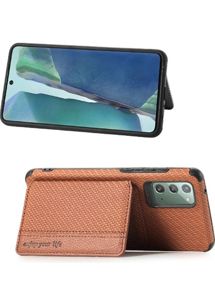 Samsung Galaxy Not 20 Için Kılıf Standı Fonksiyonu Komple Kamera Güvenlik Kartı (Yurt Dışından)