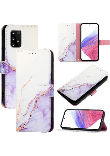 Samsung Galaxy A91 Cüzdan Pu Deri Kickstand Mermer Desen (Yurt Dışından) indirimleri
