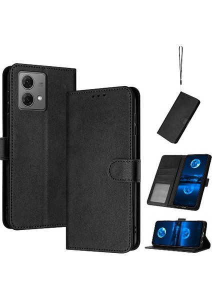 Motorola Moto G84 5g Kickstand ile Toka Pu Deri ile Flip Case (Yurt Dışından)