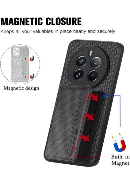 Realme 12 Pro Rfıd Engelleme Manyetik Kart Tutucu Komple Kamera Için Kılıf (Yurt Dışından) fırsatları