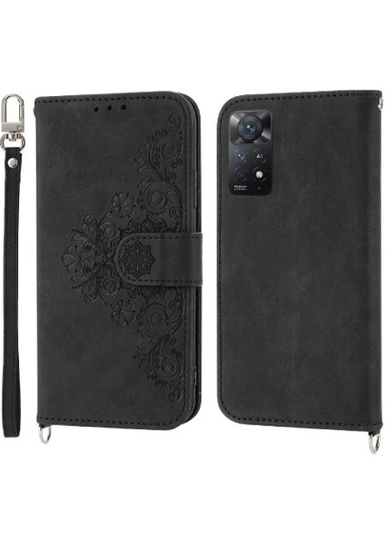 Xiaomi Redmi Not 11 Pro Için Flip Case Darbeye Çoklu Kredi Kartı (Yurt Dışından)