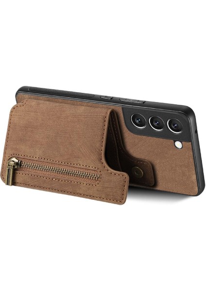 Samsung Galaxy S22 Için Kılıf Standı Fonksiyonu Katlanabilir Arka Kapak Vintage (Yurt Dışından)