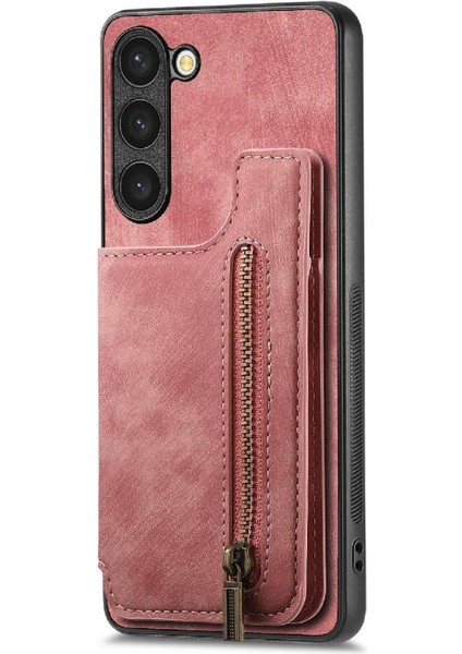 Samsung Galaxy S23 Vintage Fermuar Cüzdan Için Kılıf Katlanabilir Arka Kapak (Yurt Dışından) modelleri