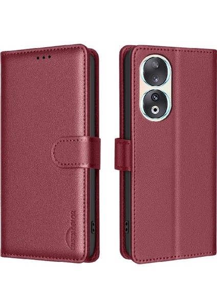Onur Için Flip Case 90 5g Kart Tutucu Kickstand Pu Deri Cüzdan Rfıd (Yurt Dışından) indirimleri