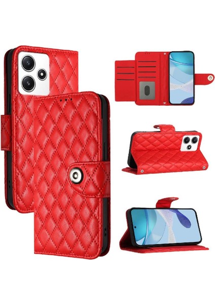 Xiaomi Redmi Için 12 4g/5g Kart Tutucu Cüzdan Kapak Bilek Şeridi (Yurt Dışından)
