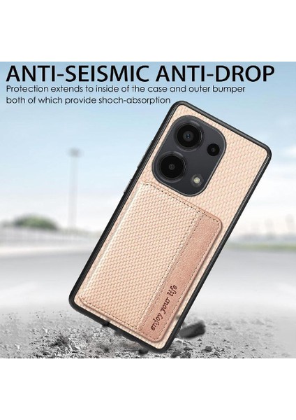 Xiaomi Redmi Için Not 13 Pro 4g Manyetik Kart Tutucu Standı Fonksiyonu (Yurt Dışından)