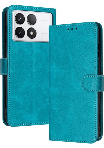 Kart Yuvası Kickstand Pu Deri ile Xiaomi Poco X6 Pro Için Flip Case (Yurt Dışından)