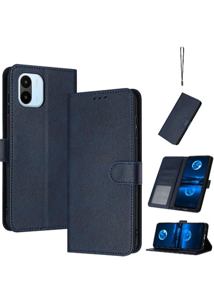 Xiaomi Redmi A1 Için Flip Case/a2 ile Saf Renk Kickstand Pu Deri (Yurt Dışından)