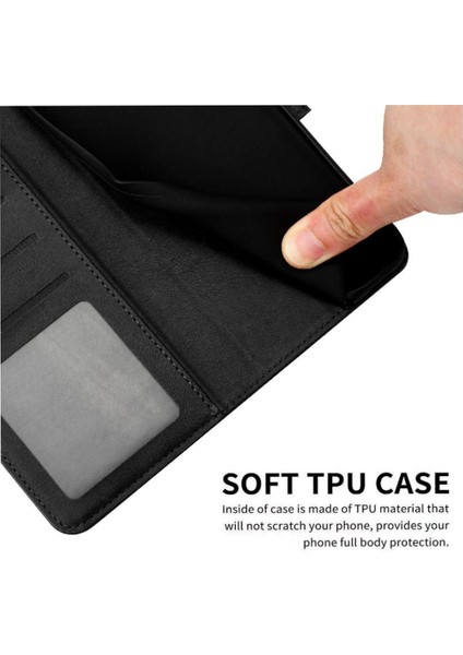 Kart Yuvası Saf Renk ile Samsung Galaxy M54 Pu Deri Için Flip Case (Yurt Dışından)