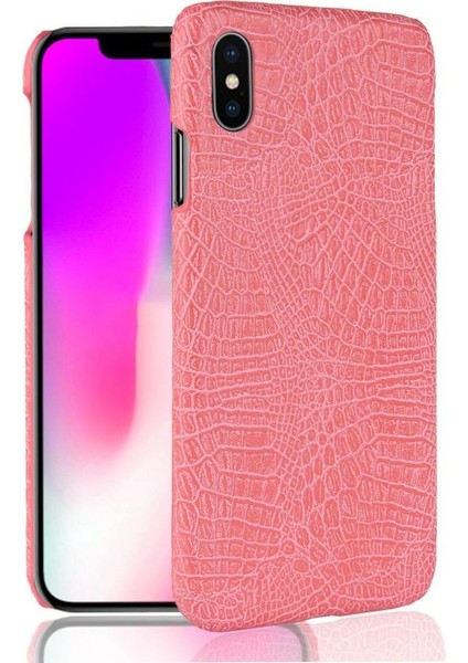 IPhone Xs Için Şık Klasik Durumda/x Anti Scratch Klasik Timsah Kapak (Yurt Dışından)