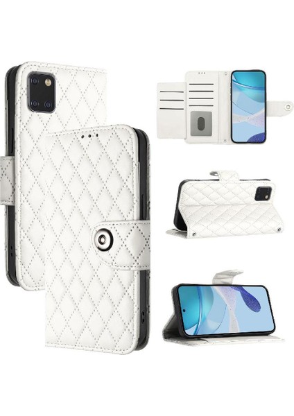 Samsung Galaxy A81 Cüzdan Kapak Kart Tutucu Bilek Şerit Şık (Yurt Dışından)