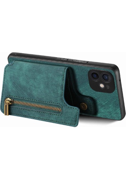 IPhone 11 Için Kılıf Vintage Fermuar Cüzdan Standı Fonksiyonu Katlanabilir Arka Kapak (Yurt Dışından) indirimleri