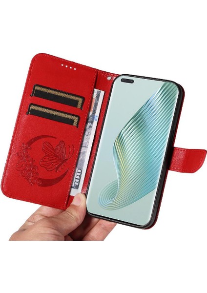 Onur Sihirli 5 Pro Için Flip Case Yüksek Kalite Deri Ayrılabilir El Kayışı (Yurt Dışından)