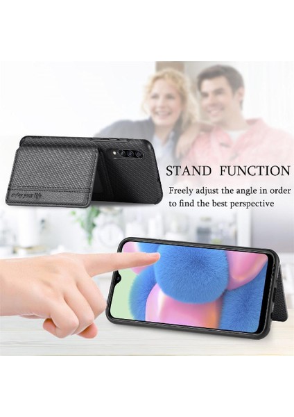 Samsung Galaxy A50/A50S/A30S Manyetik Kart Tutucu Komple Kamera Için Kılıf (Yurt Dışından) modelleri