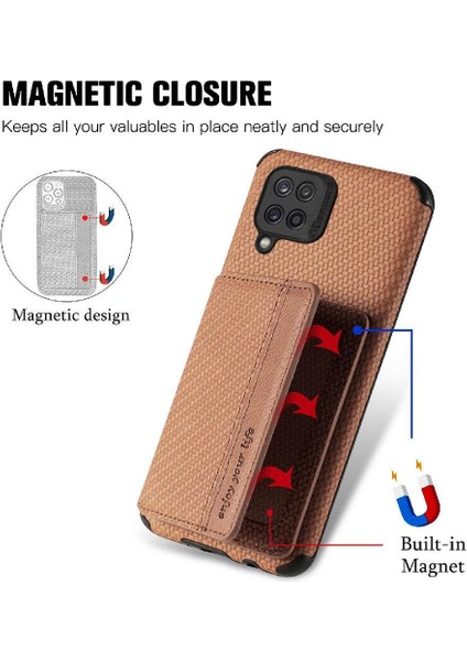 Samsung Galaxy A22 4g Için Komple Kamera Güvenlik Manyetik Kart Tutucu (Yurt Dışından) modelleri