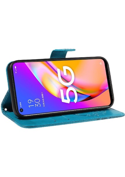 Oppo Için Flip Case A93 5G/A74 5G/A54 5g Ayrılabilir El Kayışı Kabartmalı (Yurt Dışından) fırsatları