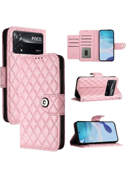 Xiaomi Poco X4 Pro 5g Için Kılıf Cüzdan Kapak Darbeye Şık Koruyucu (Yurt Dışından)