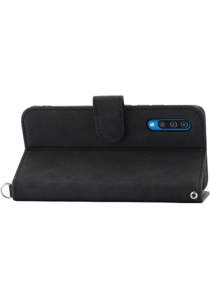 Samsung Galaxy A50 Çoklu Kredi Kartı Yuvaları Kabartmalı Için Flip Case (Yurt Dışından) fırsatları