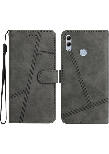 Onur Için Flip Case 10 Lite Flip Folio Bilek Kayışı Cüzdan Pu Deri Kart (Yurt Dışından)