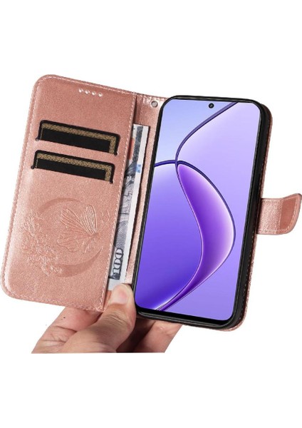Realme Için Flip Case 12 5g ile Yüksek Kaliteli Deri Ayrılabilir El Kayışı (Yurt Dışından) modelleri
