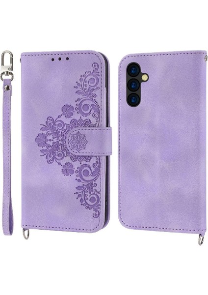 Samsung Galaxy M14 5g Bileklik Darbeye Kabartmalı Çoklu Için Flip Case (Yurt Dışından) modelleri