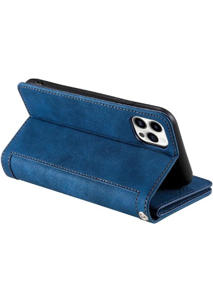 Xiaomi Redmi Için Flip Case 13 4g 9 Kart Yuvaları Kordon Kickstand Cüzdan Pu (Yurt Dışından)