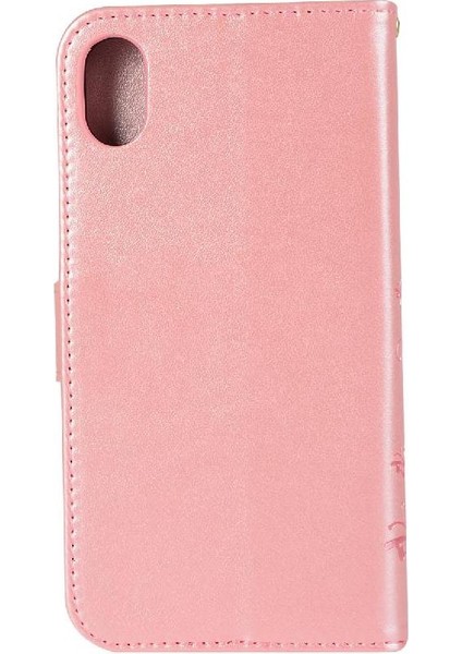 IPhone x Için Filp Durumda/xs Bilek Kayışı Manyetik Kapatma Pu Deri Kart (Yurt Dışından)