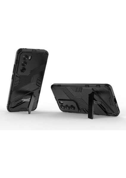 Oppo Oppo 12 Pro 5g Için Kickstand Koruyucu Kapak Sağlam Askeri (Yurt Dışından) modelleri