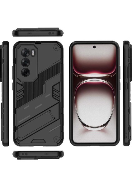 Oppo Oppo 12 Pro 5g Için Kickstand Koruyucu Kapak Sağlam Askeri (Yurt Dışından) indirimleri