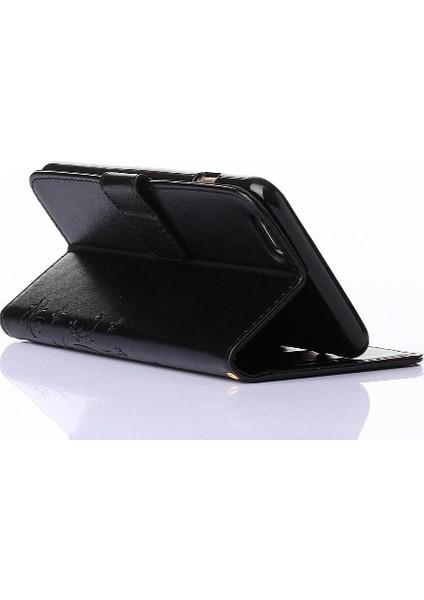 IPhone 6 Için Filp Durumda Artı Pu Deri Kart Tutucu Kickstand Manyetik (Yurt Dışından)