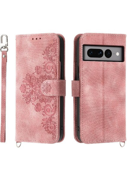 Google Piksel 7 Pro Kabartmalı Bileklik Çoklu Kredi Kartı Için Flip Case (Yurt Dışından) fırsatları