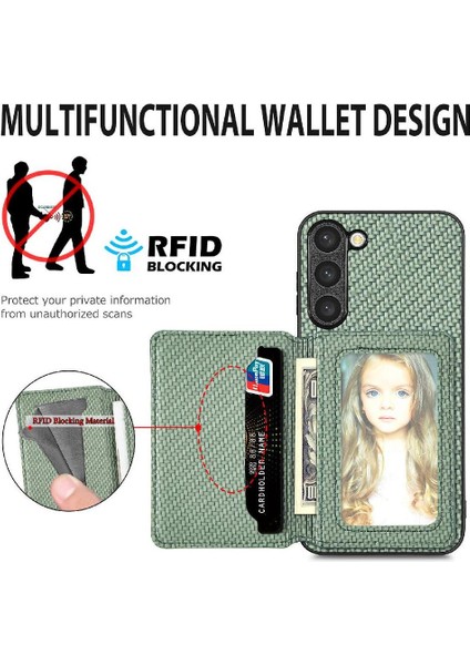 Samsung Galaxy S23 Manyetik Kart Tutucu Rfıd Engelleme Için Kılıf Komple (Yurt Dışından) fiyatları