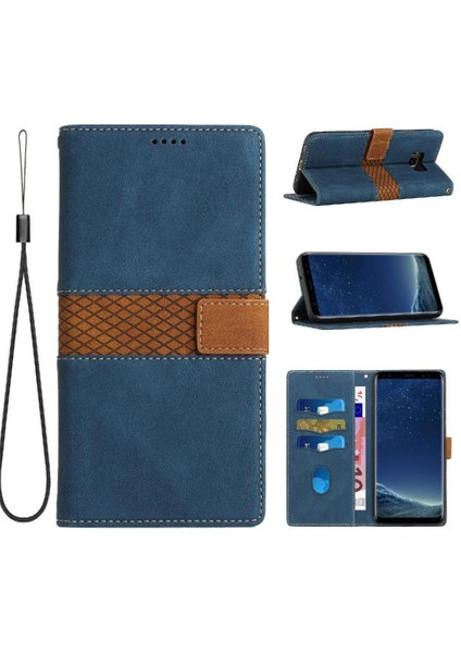 Samsung Galaxy S8 Artı Kickstand Çizilmeye Dayanıklı Kart Için Cüzdan Kılıf (Yurt Dışından)