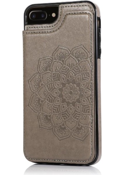 IPhone 6/6s Artı Kabartmalı Mandala Çift Için Kart Tutucu Kılıf ile Cüzdan (Yurt Dışından)