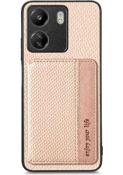 Xiaomi Redmi 13C Için Kılıf Standı Fonksiyonu Rfıd Engelleme Manyetik Kart (Yurt Dışından)