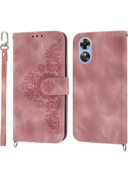 Oppo Oppo 8t Kabartmalı Bileklik Darbeye Çoklu Kredi Için Flip Case (Yurt Dışından)