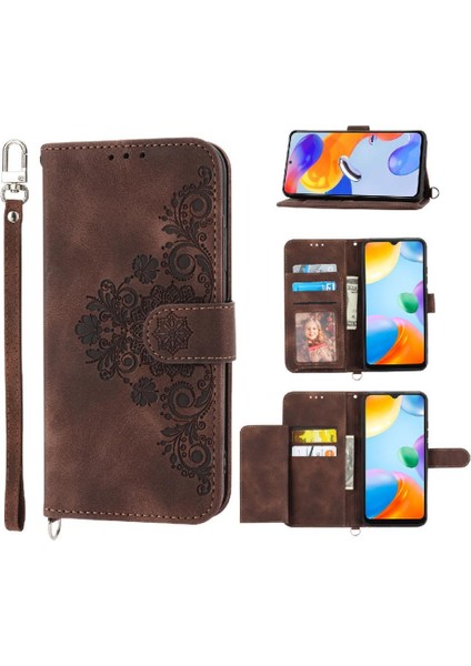 Xiaomi Redmi Not 11S Bileklik Darbeye Çoklu Kredi Için Flip Case (Yurt Dışından)