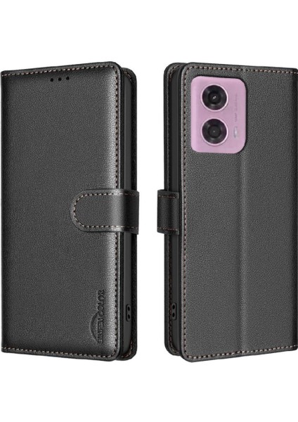 Motorola Moto G24 Için Flip Case Pu Deri Kart Tutucu Kickstand Manyetik (Yurt Dışından) indirimleri