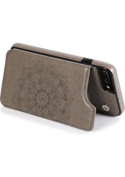 IPhone 6/6s Artı Kabartmalı Mandala Çift Için Kart Tutucu Kılıf ile Cüzdan (Yurt Dışından) indirimleri
