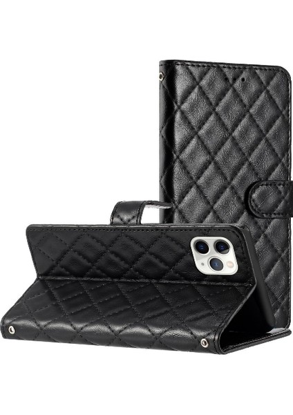 IPhone 11 Için Flip Case Pro Pu Deri Cüzdan Kart Yuvaları Tutucu Kickstand (Yurt Dışından)