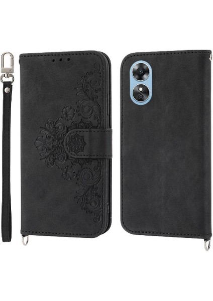 Oppo Oppo 8t Kabartmalı Bileklik Darbeye Çoklu Kredi Için Flip Case (Yurt Dışından)