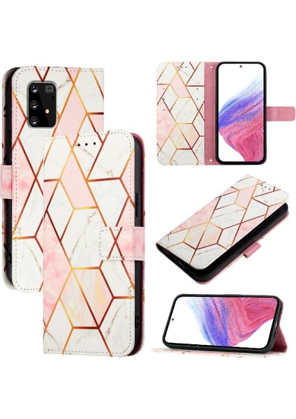 Samsung Galaxy A91 Cüzdan Pu Deri Kickstand Mermer Desen (Yurt Dışından) indirimleri