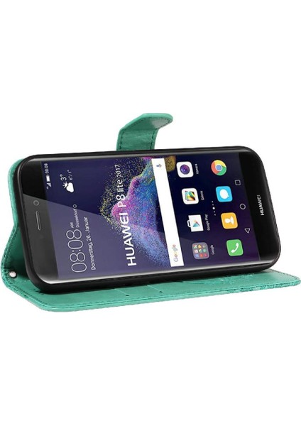Kredi Kartı Yuvası ile Huawei P8 Lite Için Flip Case Yüksek Kalite Deri (Yurt Dışından)