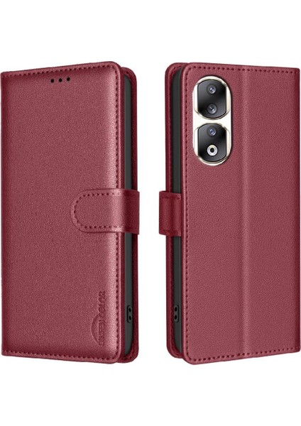 Onur 90 Pro Için Flip Case Pu Deri Cüzdan Manyetik Kart Tutucu Rfıd (Yurt Dışından)