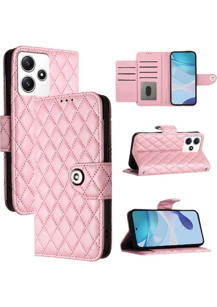 Xiaomi Redmi Için 12 4g/5g Kart Tutucu Cüzdan Kapak Bilek Şeridi (Yurt Dışından)