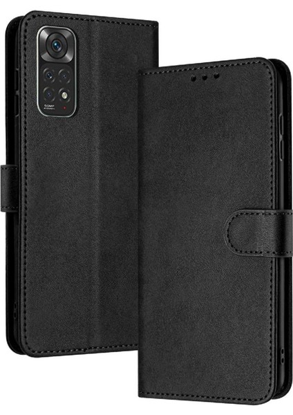 Xiaomi Redmi Not 11 Için Flip Case Toka Pu Deri ile 4g Saf Renk (Yurt Dışından)