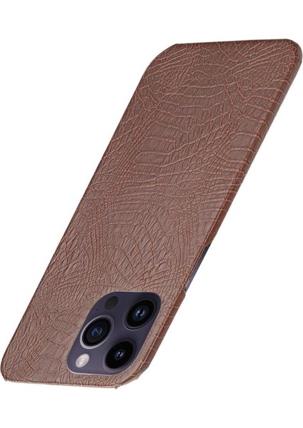 Şık Klasik Kılıf IPhone 14 Pro Max Klasik Timsah Moda Kapak (Yurt Dışından)
