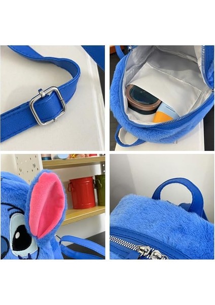 Sevimli Tüylü Peluş Karikatür Sırt Çantası 3D Mini Kız Sırt Çantaları Çocuklar Için Harika Hediye (Yurt Dışından) modelleri