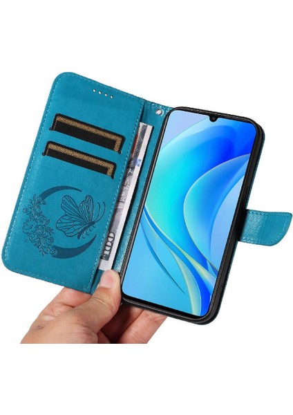 Kredi Kartı Yuvası ile Huawei Nova Y70 Artı Flip Case Yüksek Kalite El (Yurt Dışından)