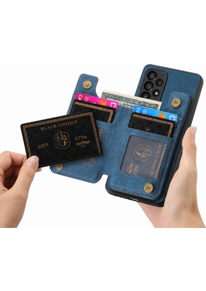 Samsung Galaxy A53 Için Kılıf Katlanabilir Arka Kapak Standı Fonksiyonu Vintage (Yurt Dışından)